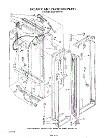 03 - Breaker And Partition parts for Whirlpool Refrigerator ED25PMXRWR3 from AppliancePartsPros.com