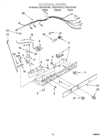 11 - Control parts for Whirlpool Refrigerator ED25PEXHT01 from AppliancePartsPros.com