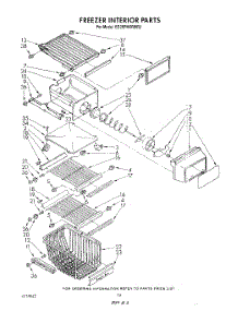 09 - Freezer Interior parts for Whirlpool Refrigerator ED25PMXRWR3 from AppliancePartsPros.com