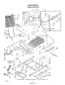 10 - Unit parts for Whirlpool Refrigerator ED25PMXRWR3 from AppliancePartsPros.com