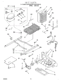 09 - Unit parts for Whirlpool Refrigerator ED20TQXEN00 from AppliancePartsPros.com
