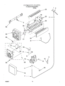 12 - Ice Maker, Optional parts for Whirlpool Refrigerator SS22AEXHW01 from AppliancePartsPros.com