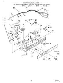 11 - Control parts for Whirlpool Refrigerator GD27DFXFW03 from AppliancePartsPros.com