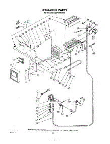 11 - Ice Maker parts for Whirlpool Refrigerator ED25PMXRWR0 from AppliancePartsPros.com