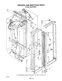03 - Breaker And Partition parts for Whirlpool Refrigerator ED25PSXRWR1 from AppliancePartsPros.com