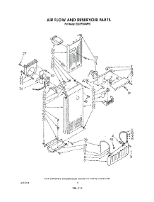 04 - Air Flow And Reservoir parts for Whirlpool Refrigerator ED25PSXRWR1 from AppliancePartsPros.com