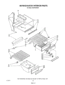08 - Refrigerator Interior , Lit / Optional parts for Whirlpool Refrigerator ED25PSXRWR1 from AppliancePartsPros.com