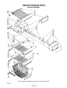 09 - Freezer Interior parts for Whirlpool Refrigerator ED25PSXRWR1 from AppliancePartsPros.com