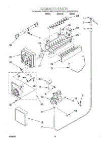 12 - Ice Maker, Optional parts for Whirlpool Refrigerator ED25CEXJT01 from AppliancePartsPros.com