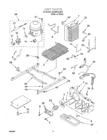 08 - Unit parts for Whirlpool Refrigerator GD22DKXHW01 from AppliancePartsPros.com