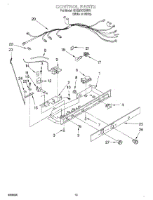 09 - Control, Optional parts for Whirlpool Refrigerator GD22DKXHW01 from AppliancePartsPros.com