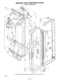 03 - Breaker And Partition parts for Whirlpool Refrigerator ED25PSXRWR0 from AppliancePartsPros.com