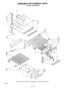08 - Refrigerator Interior , Lit / Optional parts for Whirlpool Refrigerator ED25PSXRWR0 from AppliancePartsPros.com