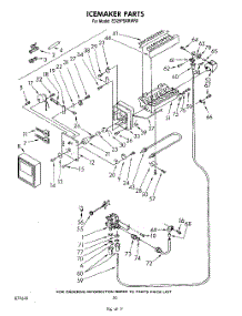 11 - Ice Maker parts for Whirlpool Refrigerator ED25PSXRWR0 from AppliancePartsPros.com