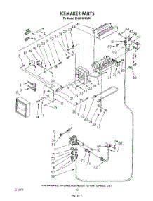 11 - Icemaker parts for Whirlpool Refrigerator ED25PSXRWR1 from AppliancePartsPros.com