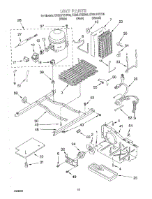 10 - Unit parts for Whirlpool Refrigerator ED22LFXHW00 from AppliancePartsPros.com
