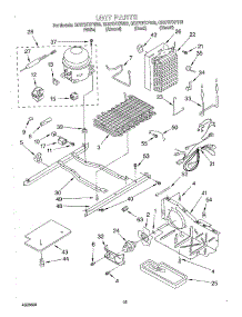 09 - Unit parts for Whirlpool Refrigerator GD27DFXFT03 from AppliancePartsPros.com