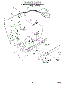 11 - Control parts for Whirlpool Refrigerator ED25PBXBW00 from AppliancePartsPros.com