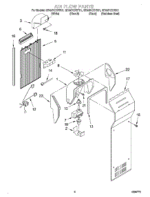 05 - Air Flow parts for Whirlpool Refrigerator GD22DCXHS01 from AppliancePartsPros.com