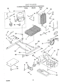 09 - Unit parts for Whirlpool Refrigerator ED22PEXHB01 from AppliancePartsPros.com