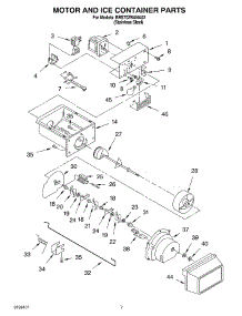 05 - Motor And Ice Container Parts parts for Whirlpool Refrigerator BRS70ZRANA02 from AppliancePartsPros.com