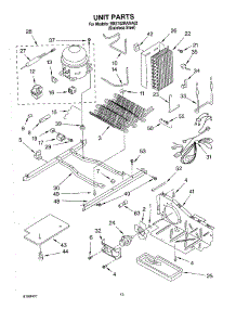09 - Unit Parts parts for Whirlpool Refrigerator BRS70ZRANA02 from AppliancePartsPros.com