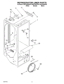 02 - Refrigerator Liner parts for Whirlpool Refrigerator ED2CHQXKB00 from AppliancePartsPros.com
