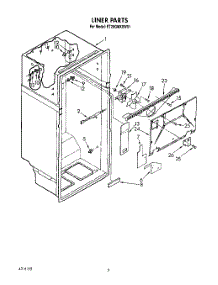 02 - Liner parts for Whirlpool Refrigerator ET20GMXXW01 from AppliancePartsPros.com