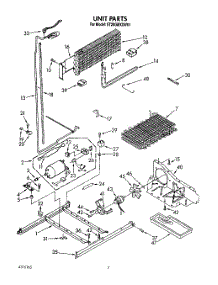 06 - Unit parts for Whirlpool Refrigerator ET20GMXXW01 from AppliancePartsPros.com