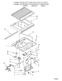 03 - Compartment Separator parts for Whirlpool Refrigerator ET20HDXBW00 from AppliancePartsPros.com
