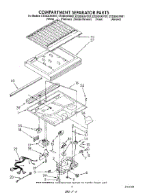 04 - Compartment Separator parts for Whirlpool Refrigerator ET20DKXVW07 from AppliancePartsPros.com