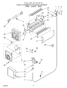 07 - Icemaker parts for Whirlpool Refrigerator ET20DMXBB00 from AppliancePartsPros.com