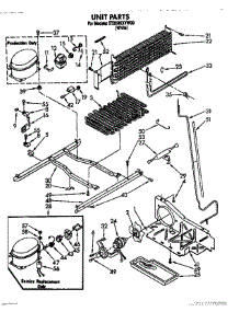 06 - Unit parts for Whirlpool Refrigerator ET25RKXYW00 from AppliancePartsPros.com