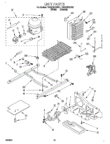 09 - Unit parts for Whirlpool Refrigerator TS22AWXBN01 from AppliancePartsPros.com