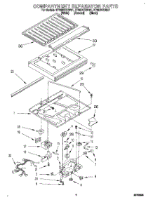 03 - Compartment Separator parts for Whirlpool Refrigerator ET25DKXBN01 from AppliancePartsPros.com