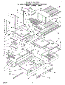 04 - Shelf, Lit / Optional parts for Whirlpool Refrigerator ET25DKXBN01 from AppliancePartsPros.com