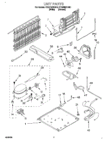 04 - Unit parts for Whirlpool Refrigerator ET20PMXDN01 from AppliancePartsPros.com