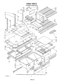 05 - Shelf , Lit / Optional parts for Whirlpool Refrigerator ET20DKXTM10 from AppliancePartsPros.com