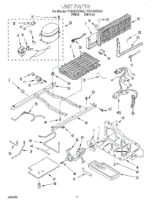 05 - Unit parts for Whirlpool Refrigerator TT22AKXEW00 from AppliancePartsPros.com