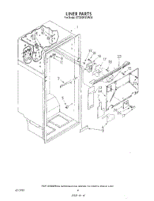 03 - Liner parts for Whirlpool Refrigerator ET20DKXVW06 from AppliancePartsPros.com