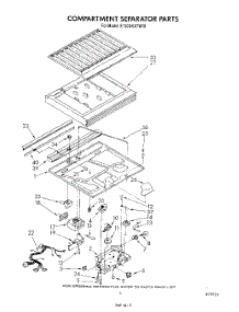 04 - Compartment Separator parts for Whirlpool Refrigerator ET20DKXTG10 from AppliancePartsPros.com