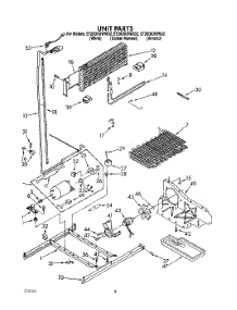 05 - Unit parts for Whirlpool Refrigerator ET20DKXWW02 from AppliancePartsPros.com