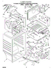 02 - Liner parts for Whirlpool Refrigerator ET19DKXDN03 from AppliancePartsPros.com