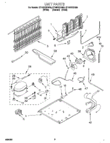 05 - Unit parts for Whirlpool Refrigerator ET19DKXDN03 from AppliancePartsPros.com