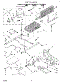 05 - Unit parts for Whirlpool Refrigerator ET22DMXBW01 from AppliancePartsPros.com