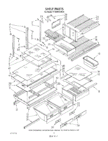 05 - Shelf , Lit / Optional parts for Whirlpool Refrigerator ET20DKXVW04 from AppliancePartsPros.com