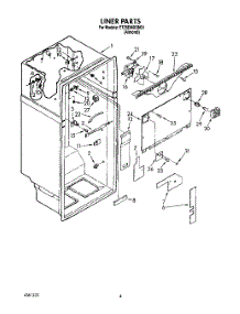 03 - Liner parts for Whirlpool Refrigerator ET25DMXXN01 from AppliancePartsPros.com