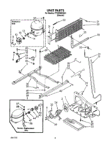06 - Unit parts for Whirlpool Refrigerator ET25DMXXN01 from AppliancePartsPros.com
