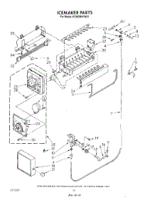 09 - Ice Maker , Lit / Optional parts for Whirlpool Refrigerator ET20GMXTW01 from AppliancePartsPros.com
