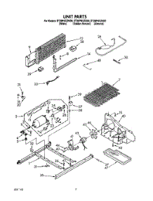 06 - Unit parts for Whirlpool Refrigerator ET20PKXZW00 from AppliancePartsPros.com